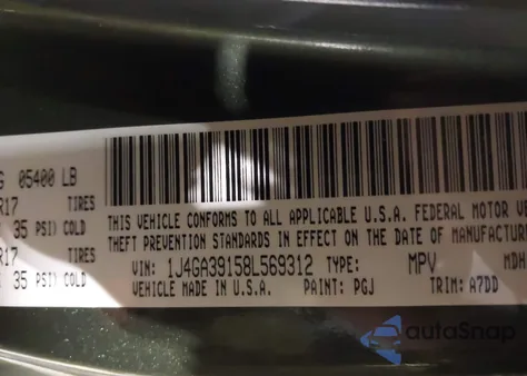 2008 Jeep Wrangler Unlimited X z USA, uszkodzony, nr VIN 1J4GA39158L569312